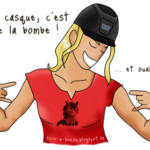 Dessin casque équitation