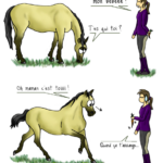dessin cheval mémoire