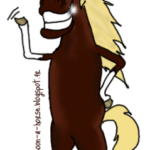 dessin cheval star