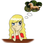 Je rêve d'avoir un cheval